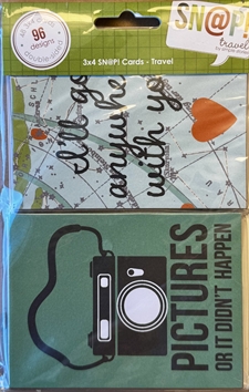 Simple Stories Sn@p Cards 3x4" - Travel (48 cards)